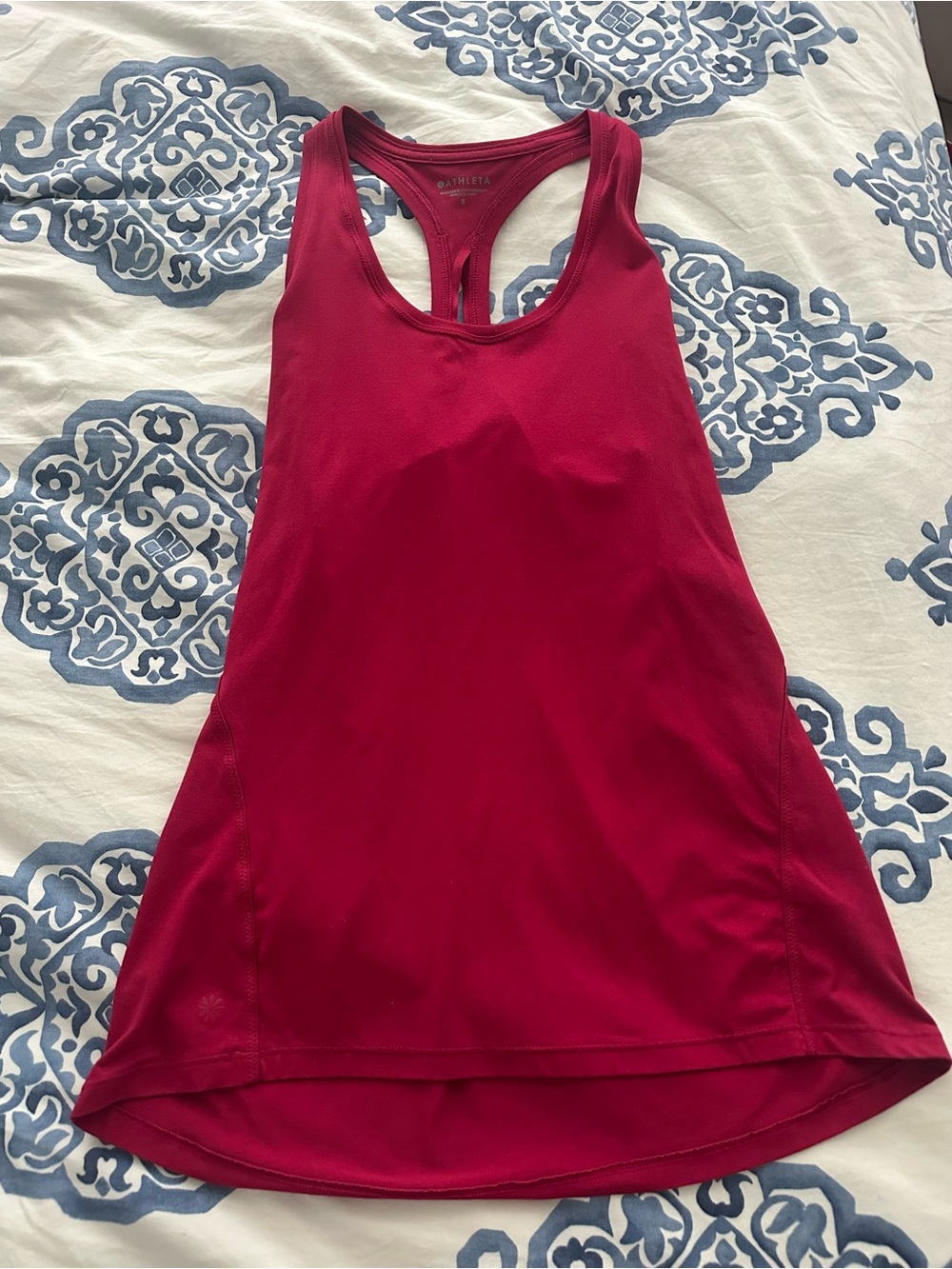 Athleta Deep Magenta Racerback Tank
